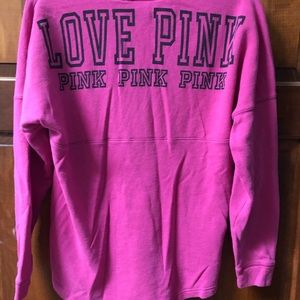 Pink Varsity Long Sleeve